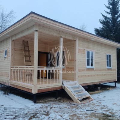 Баня из бруса 6 на 9 в Талдоме